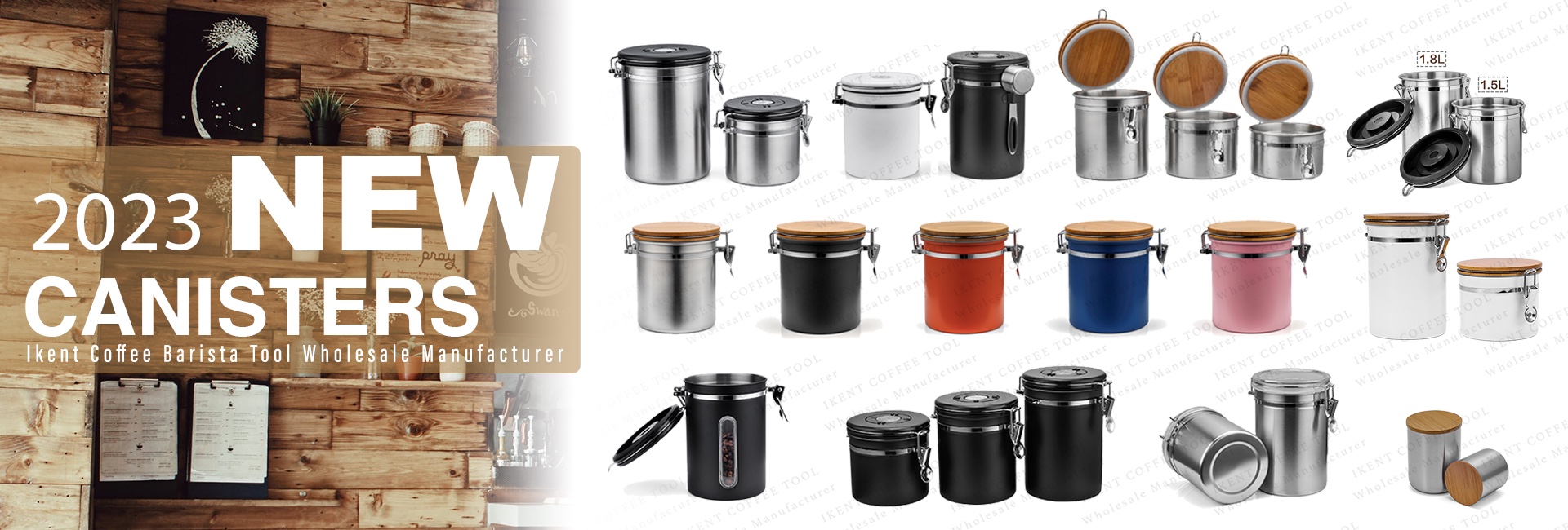 coffee bean tea sugar canister container airtight coffee accessories espresso pour moka coffee tools utensil manufacturer factory supplier