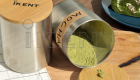 seal 304 stainless steel bamboo wooden lid seal canister matcha powder airtight container