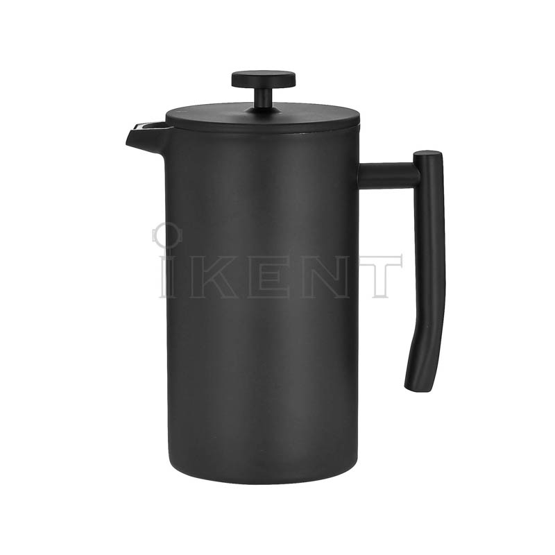 black stainless steel coffee french press double wall coffee press makers manufacturer factory