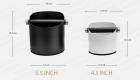 home espresso durable coffee knock box stainless steel coffee ground container home desktop knock bin factory supplier