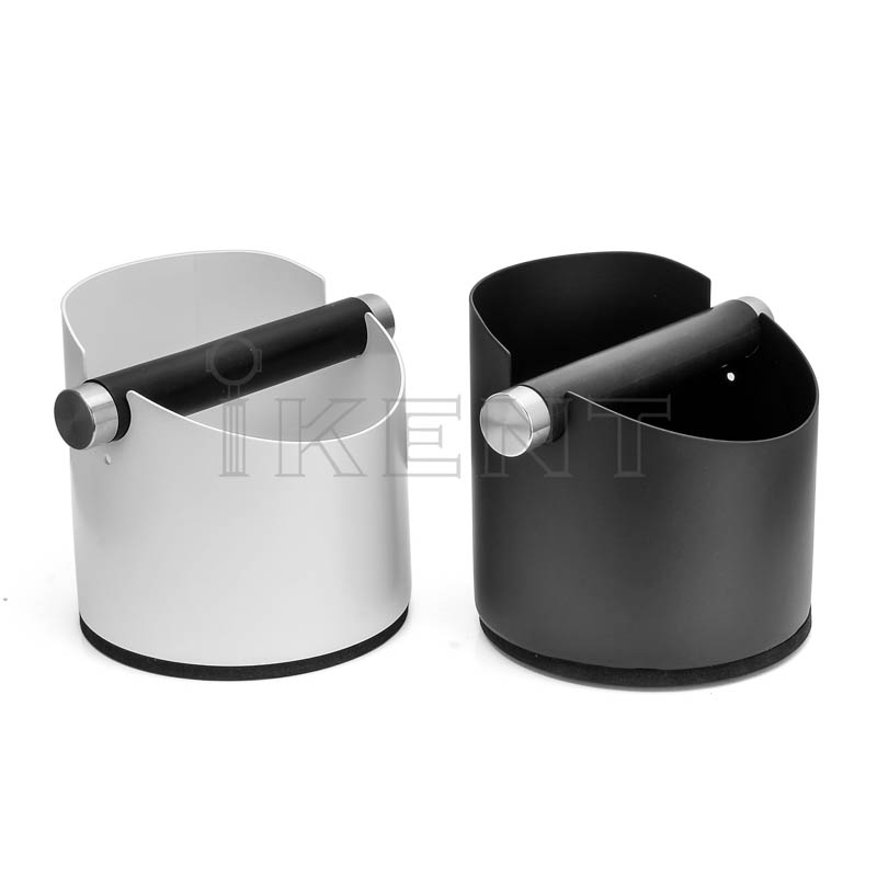 home espresso durable coffee knock box stainless steel coffee ground container home desktop knock bin factory supplier