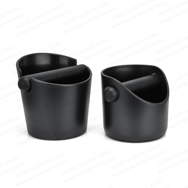 plastic coffee ground container coffee knock box round desktop knock bin bucket factory