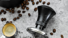 adjustable depth calibrated coffee tamper spring loaded stainless steel base bean press manufacturer