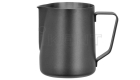 coffee milk pitcher jug black stainless steel milk steaming jug 350ml 600ml espresso cappuccino coffee cup manufacturer factory