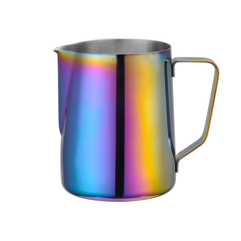 Titanium plating PVD color milk pitcher jug frothing cup manufacturer