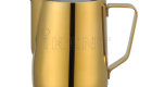 Titanium plating golden milk pitcher jug frothing cup manufacturer