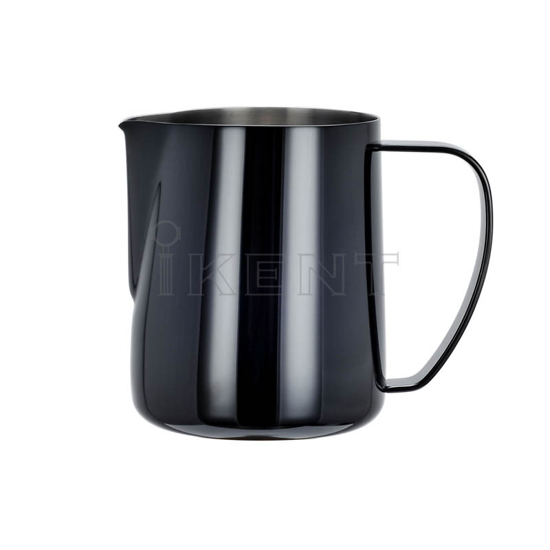 PVD titanium black stainless steel coffee milk steam pitcher jug latte art espresso barista pitcher coffee frothing jug factory