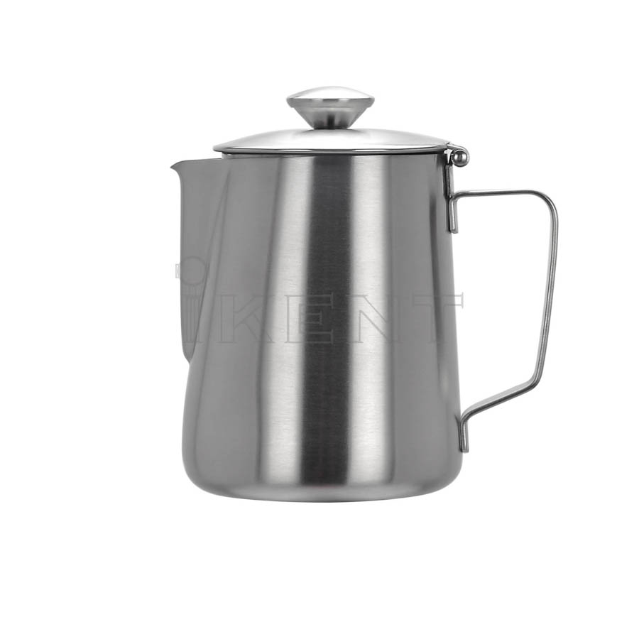 milk tea jug pitcher stainless steel coffee form jug with lid factory manufacturer