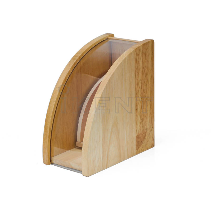 visible coffee paper filter dispenser wooden storage V60 coffee paper dispenser holder rack manufacturer factory